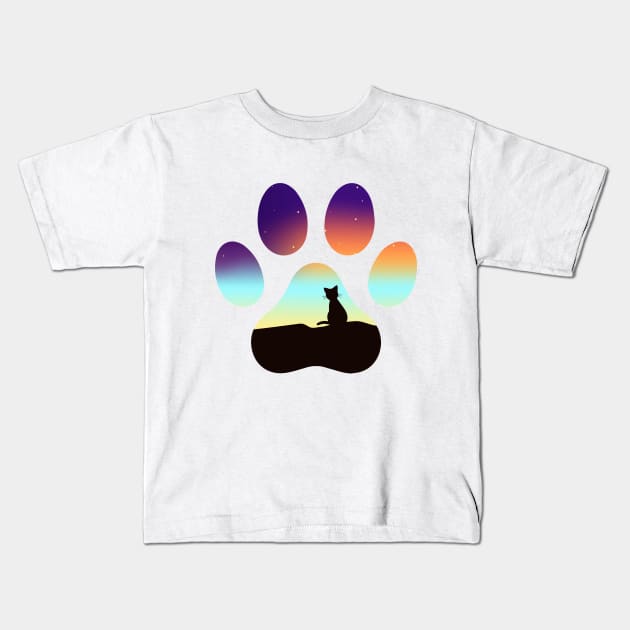 Paw Kids T-Shirt by Debbie's Art